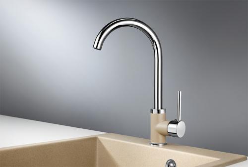 Кухонный смеситель GRANULA 3125, XРОМ/ПЕСОК