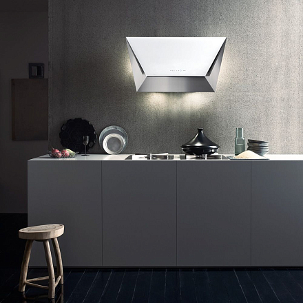Falmec Design+ PRISMA 115 inox vetro bianco (800)