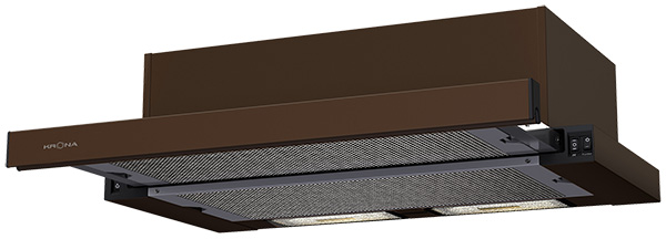 KRONA
KAMILLA 600 BROWN (1 мотор) вытяжка кухонная