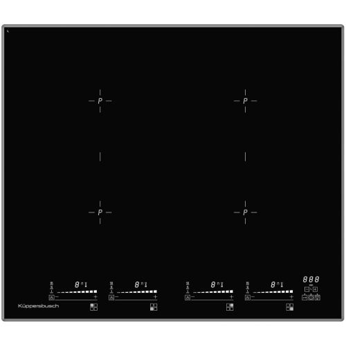 Индукционная варочная панель Kuppersbusch KI 6800.0 SF