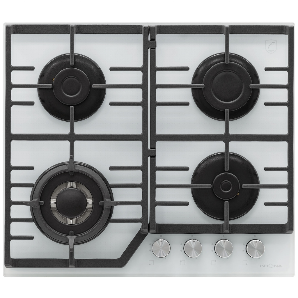 KRONA ARDENTE 60 WH газовая варочная поверхность (независимая)