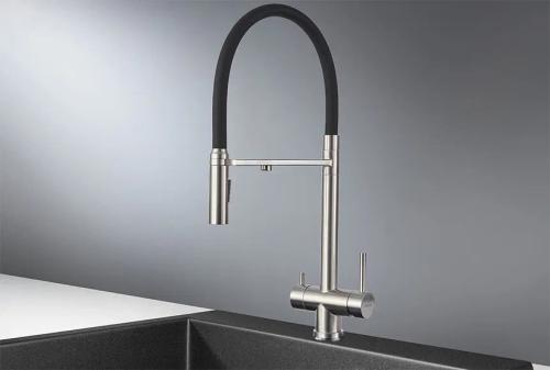 Кухонный смеситель GRANULA 1098, НЕРЖ