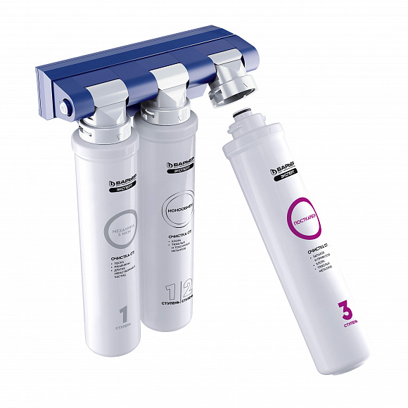 Кухонный смеситель GRANULA Комплект кухонный смеситель Granula 2015 Базальт + Фильтр Granula