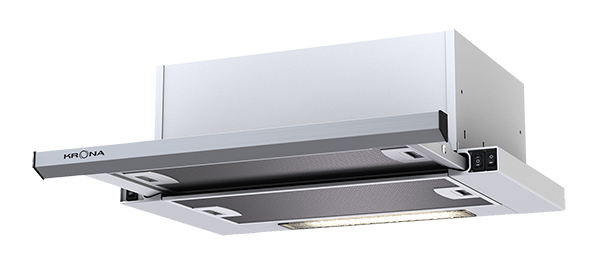 KRONA
KAMILLA slim 600 INOX ( 2 мотора) вытяжка кухонная
