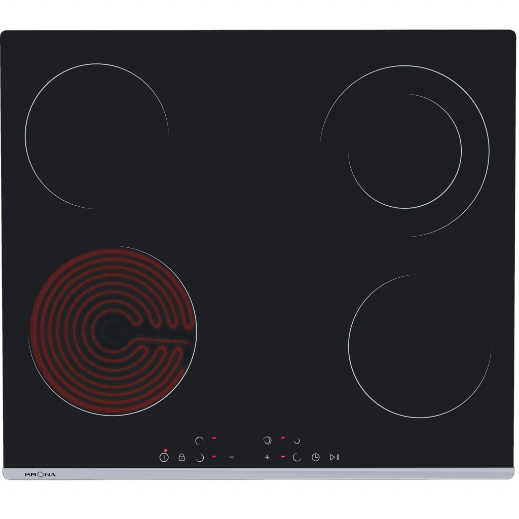 KRONA LUNA 60 BL/S K электрическая варочная поверхность (независимая)