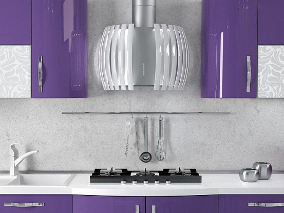 Falmec Design+ PRESTIGE 65 inox vetro bianco (800)