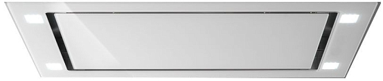 Falmec Design+ SIRIO soffitto 90 vetro bianco