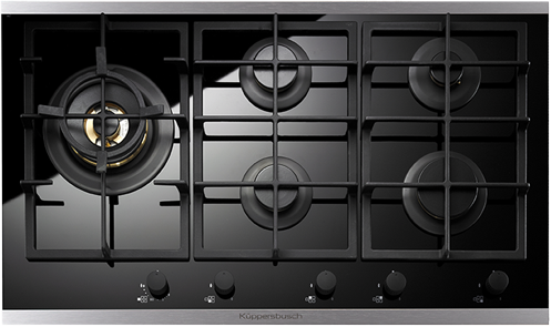 Газовая варочная панель Kuppersbusch GKS 9851.0 ED стальная рамка