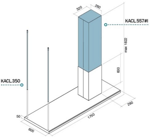 Falmec KACL.350 для Lumen Isola 175