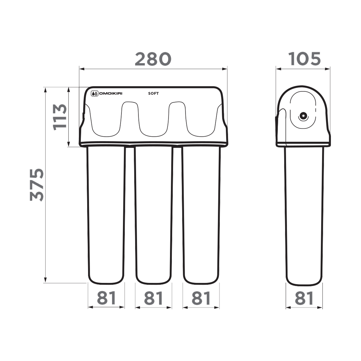 Omoikiri Pure Drop Soft