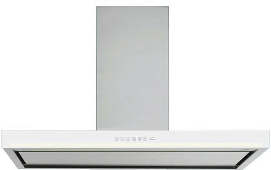 Falmec Design BLADE isola 90 inox vetro bianco (800)