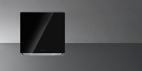 Falmec Design+ LAGUNA isola 60 inox vetro nero (800)