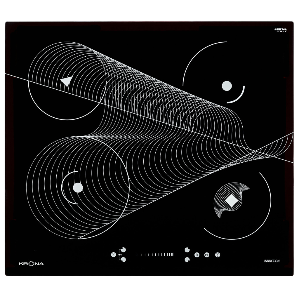 KRONA MERIDIANA 60 BL индукционная варочная поверхность (независимая)