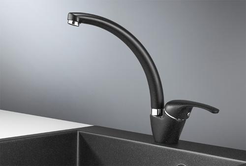 Кухонный смеситель GRANULA 2024, ЧЁРНЫЙ