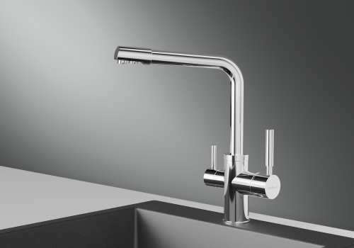 Кухонный смеситель GRANULA 2015, ХРОМ