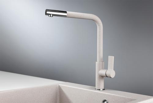 Кухонный смеситель GRANULA 2501, АНТИК (БЕЖЕВЫЙ)_