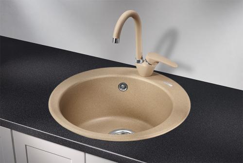 Кухонная мойка GRANULA 4801, ПЕСОК, кварц