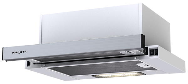 KRONA
KAMILLA 450 INOX ( 1 мотор) вытяжка кухонная