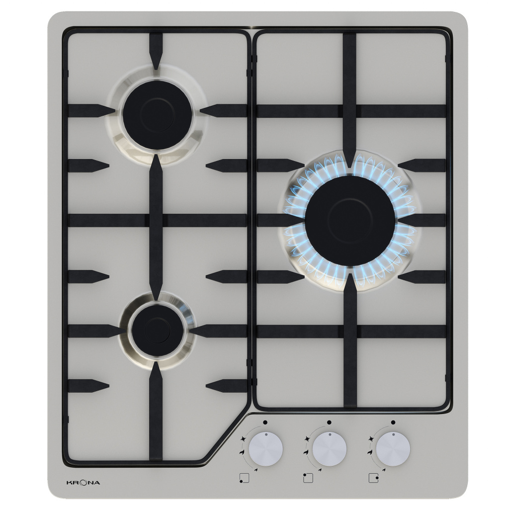 KRONA VOLLE 45 IX K газовая варочная поверхность (независимая)