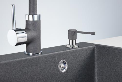 Кухонный дозатор GRANULA 05 D, ГРАФИТ (ЧЁРНО-СЕРЫЙ)