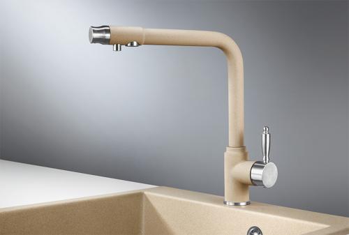 Кухонный смеситель GRANULA 2301, ПЕСОК