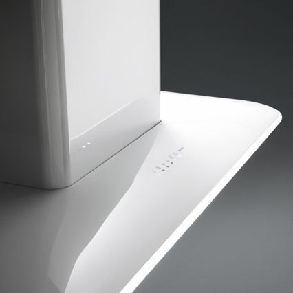 Falmec Silence VELA NRS isola 100 vetro bianco (800)