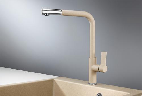 Кухонный смеситель GRANULA 2501, ПЕСОК_