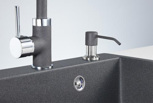 Кухонный дозатор GRANULA 1403, ГРАФИТ (ЧЁРНО-СЕРЫЙ)