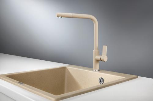 Кухонный смеситель GRANULA 2502, ПЕСОК