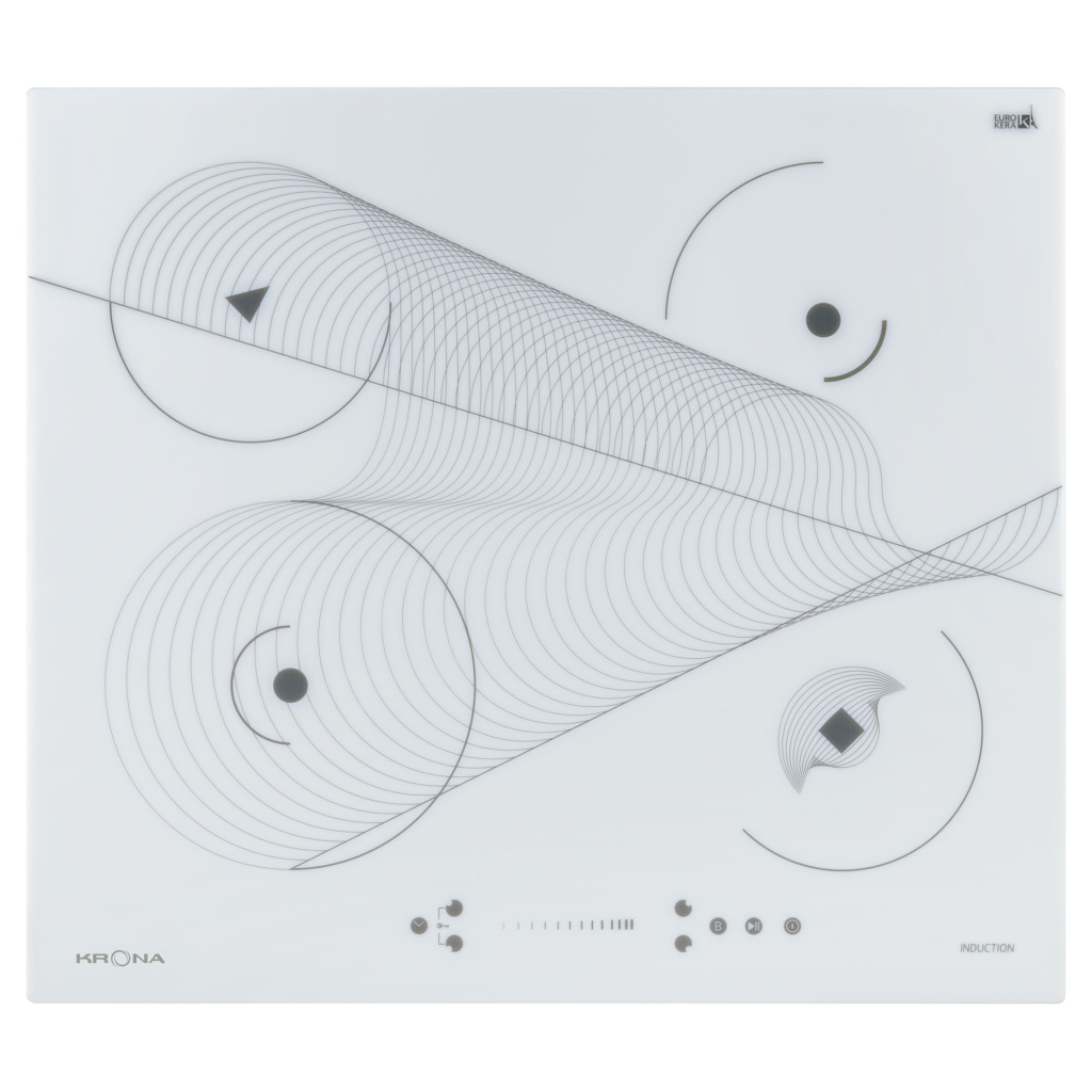 KRONA
MERIDIANA 60 WH индукционная варочная поверхность (независимая)