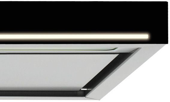 Falmec Design BLADE isola 90 inox vetro nero (800)