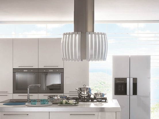 Falmec DESIGN+ PRESTIGE ISOLA GLASS WHITE (800)