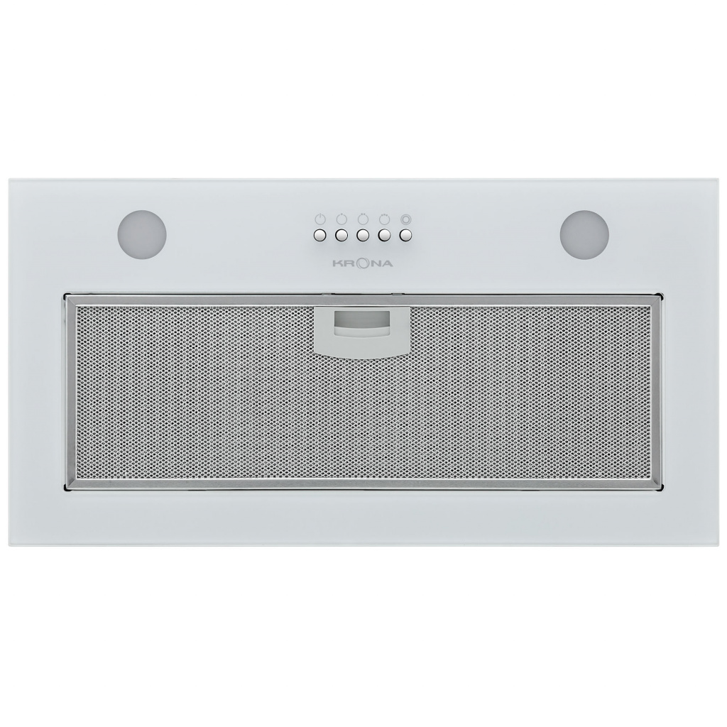 KRONA LUISA 600 GLASS WHITE PB вытяжка кухонная