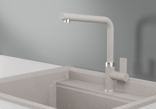 Кухонный смеситель GRANULA 2502, АНТИК (БЕЖЕВЫЙ)