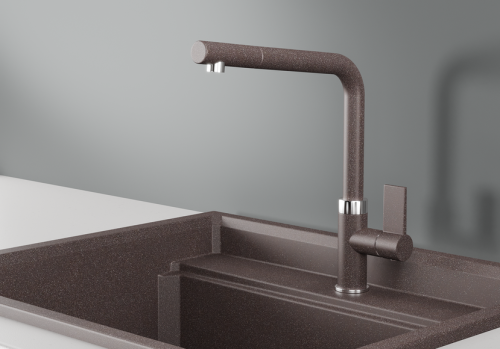 Кухонный смеситель GRANULA 2502, ЭСПРЕССО