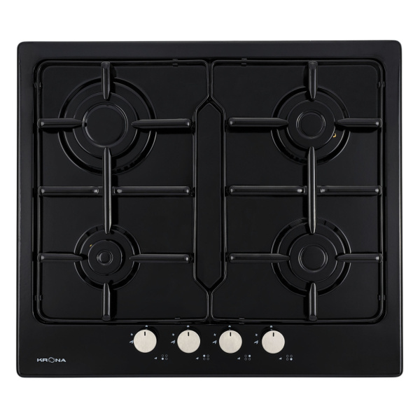 KRONA  ORTICA 60 BL газовая варочная поверхность (независимая)