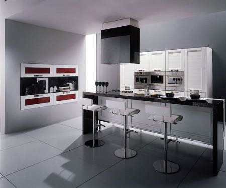 Falmec Design+ LAGUNA isola 90 inox vetro nero (800)