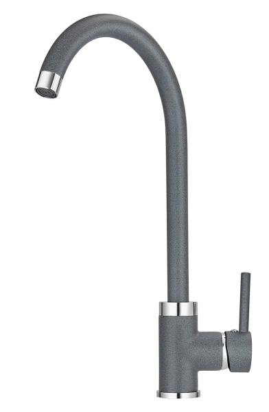 Кухонный смеситель GRANULA 2125, ГРАФИТ (ЧЁРНО-СЕРЫЙ)