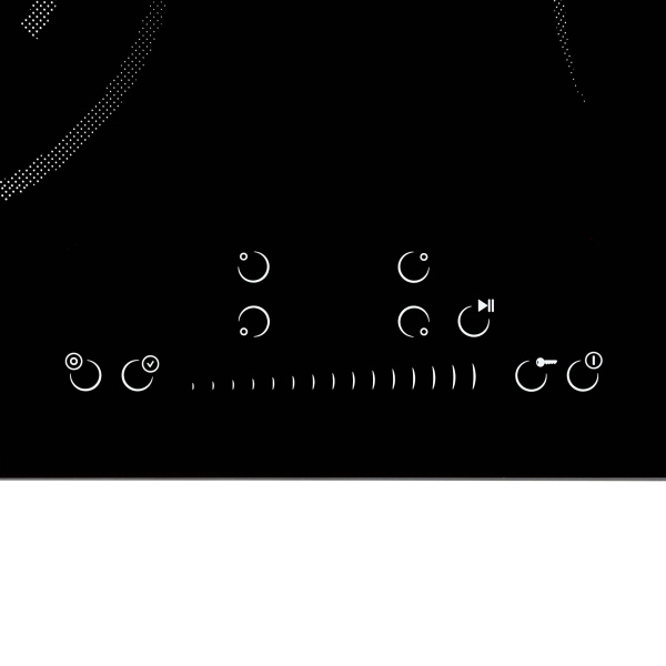 KRONA LEGGIERO 60 BL электрическая варочная поверхность (независимая)