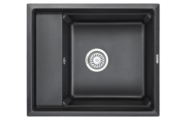 Кухонная мойка GRANULA KS-6004, ЧЁРНЫЙ, кварц