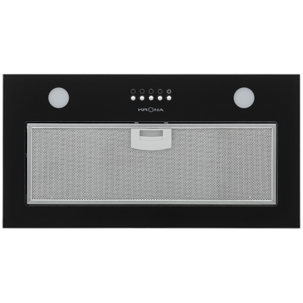 KRONA LUISA 600 GLASS BLACK PB вытяжка кухонная