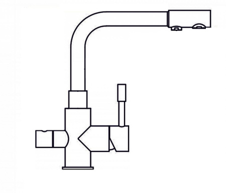 Кухонный смеситель GRANULA 2088, ЭСПРЕССО