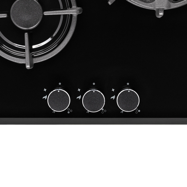 KRONA FIERO 45 BL газовая варочная поверхность (независимая)