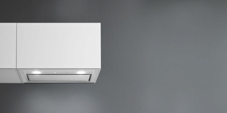 Falmec Design GRUPPO INCASSO MURANO 70 inox vetro bianco (800)