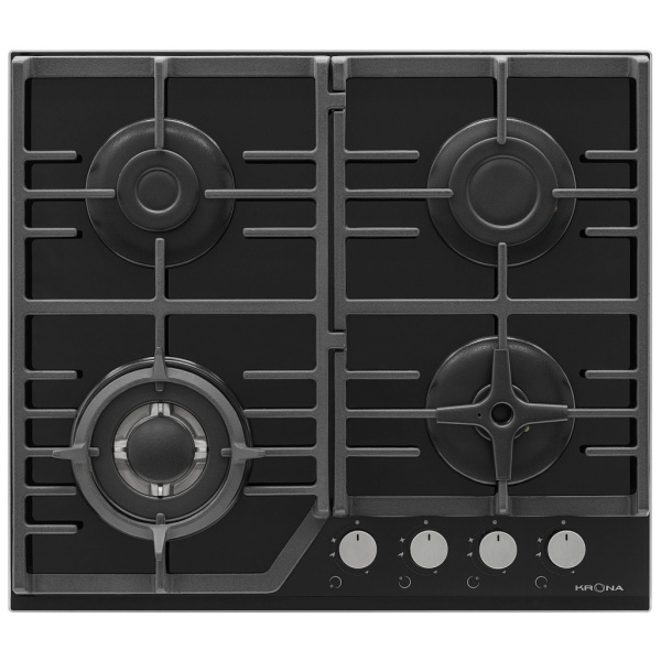 KRONA CORNIOLA 60 BL газовая варочная поверхность (независимая)