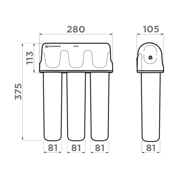 Omoikiri Pure Drop Soft