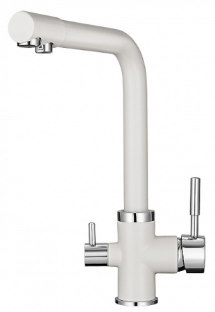 Кухонный смеситель GRANULA Комплект кухонный смеситель Granula 2015 Арктик + Фильтр Granula