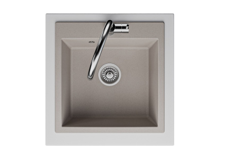 Сифон GRAND 3 1/2 с круглым переливом и винтом металл.