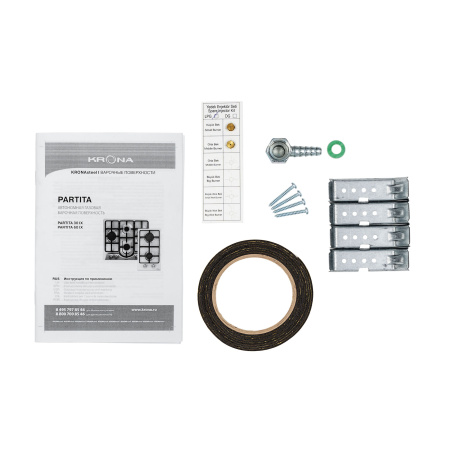 KRONA PARTITA 30 IX газовая варочная поверхность (независимая)