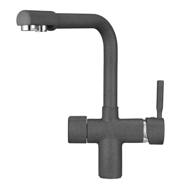 Кухонный смеситель GRANULA 2088, ГРАФИТ (ЧЁРНО-СЕРЫЙ)